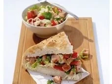 Rezept: Leberkäse-Salat-Tasche Leberkäse-Salat-Tasche - Rezept