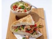 Leberkäse-Salat-Tasche - Rezept