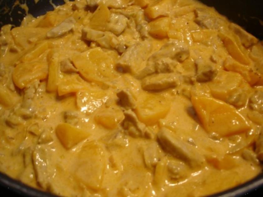 Schweinefilet in Currysauce mit Reis und Blattsalat - schnell &amp; einfach ...