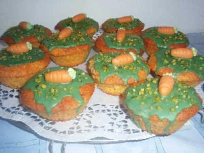 Möhren - Muffins - Rezept