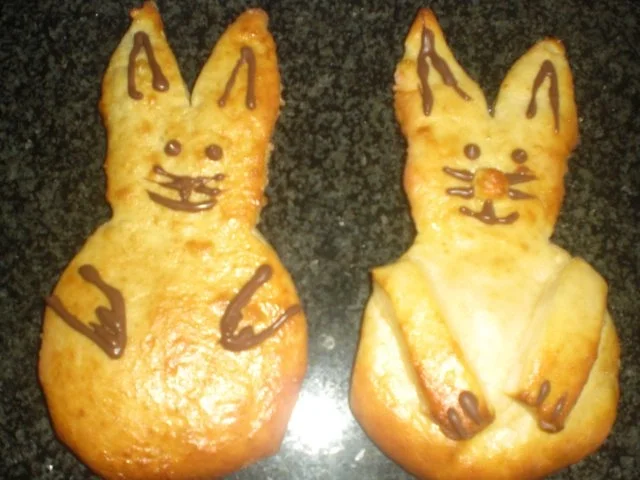 Süße Quark Öl Teig Osterhasen - Rezept - Bild Nr. 2