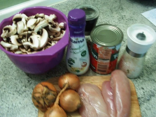 Rezept: Champignon-Hähnchen-Auflauf Bild Nr. 2 Champignon-Hähnchen-Auflauf - Rezept - Bild Nr. 2