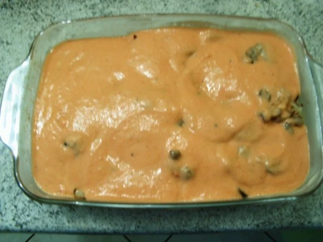 Rezept: Champignon-Hähnchen-Auflauf Bild Nr. 7 Champignon-Hähnchen-Auflauf - Rezept - Bild Nr. 7