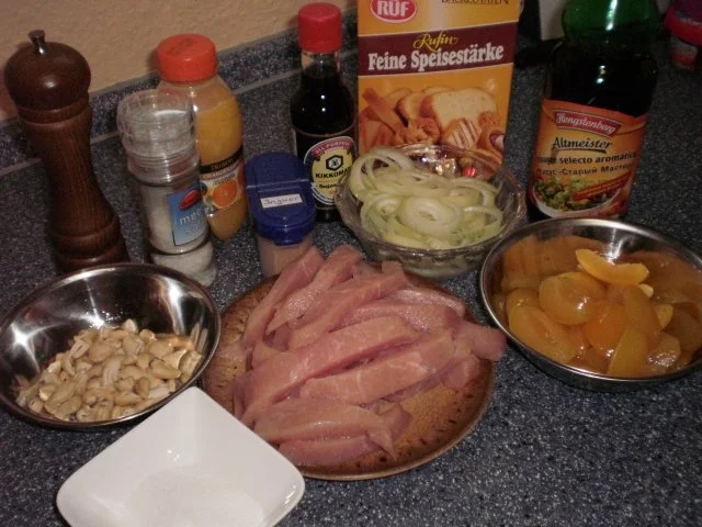 Pute süß-sauer mit Aprikosen - Rezept - Bild Nr. 2