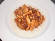 Pute süß-sauer mit Aprikosen - Rezept