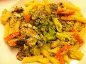 Gemüse - Pinien - Pasta - Rezept