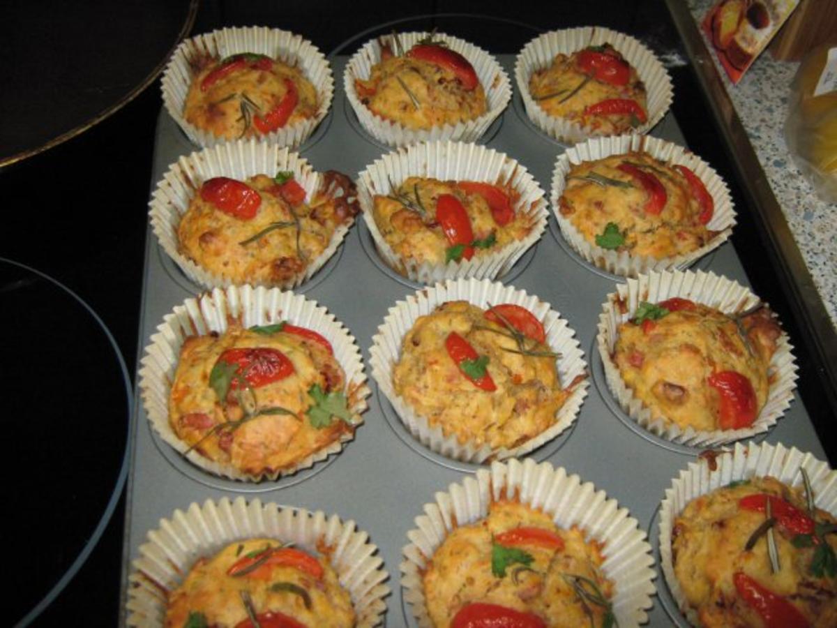 Tomaten-Schinken-Muffins - Rezept mit Bild - kochbar.de