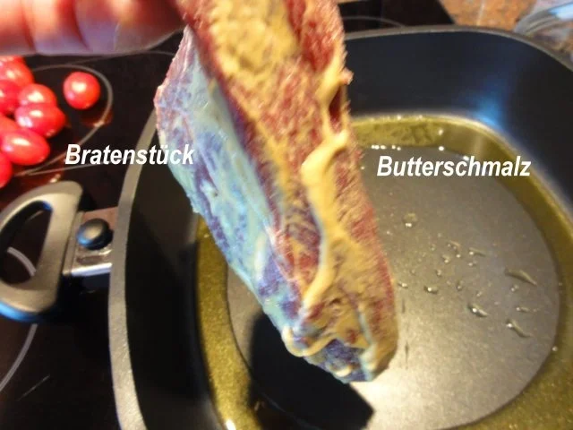 Rezept: Fleisch: RINDERBRATEN an Mangoldgemüse Bild Nr. 6 Fleisch: RINDERBRATEN an Mangoldgemüse - Rezept - Bild Nr. 6