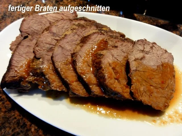 Rezept: Fleisch: RINDERBRATEN an Mangoldgemüse Bild Nr. 8 Fleisch: RINDERBRATEN an Mangoldgemüse - Rezept - Bild Nr. 8