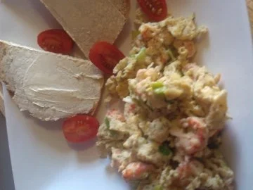 Ruehrei mit Fluss-Krebsen (z. B. Osterbrunch!) - Rezept