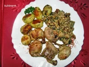 Champignons in Tomaten/Basilikum-Rahm - Rezept