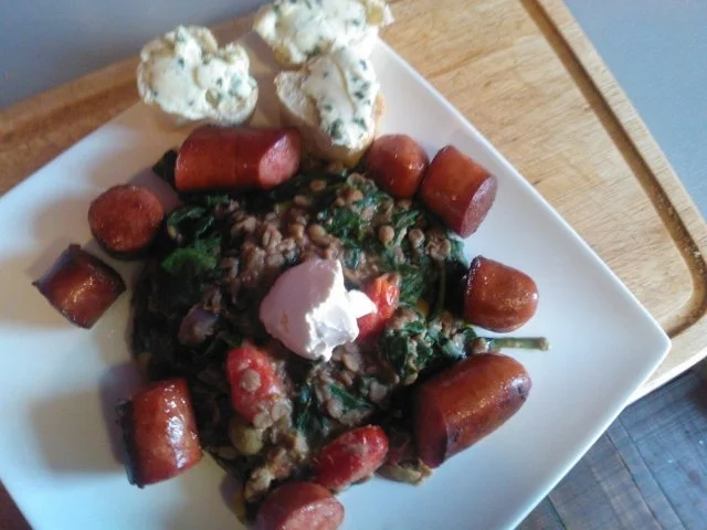 Spinat gebraten nach katalanischer Art - Rezept