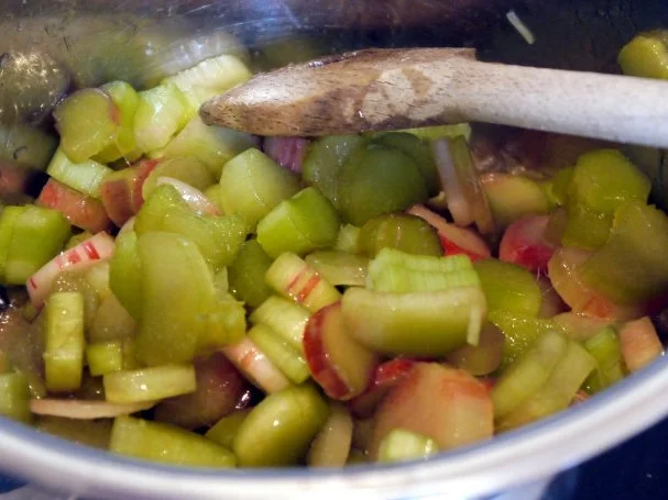 Tonkacreme auf Rhabarberkompott - Rezept - Bild Nr. 4