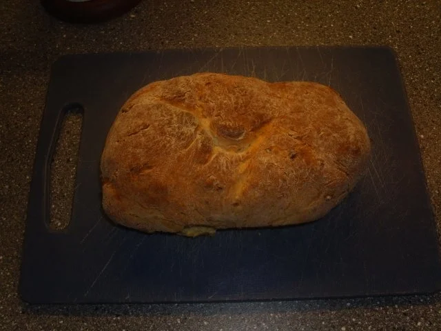 Weissbrot ohne Hefe mit Röstzwiebeln - Rezept - Bild Nr. 5