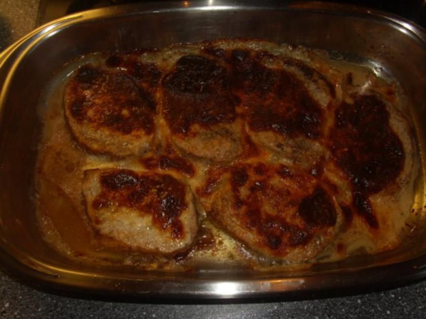 Minutensteaks mit Schmelzkäse überbacken - Rezept - kochbar.de