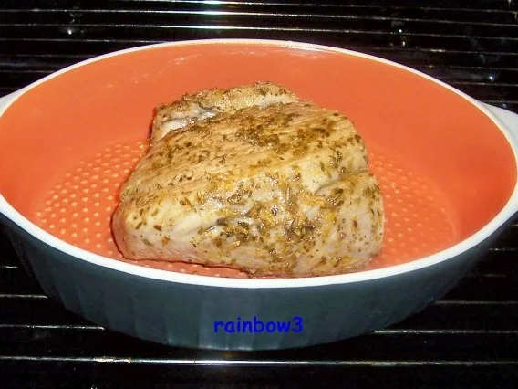 Kochen: Schweinebraten mit Paprika-Möhren-Sauce - Rezept - Bild Nr. 4