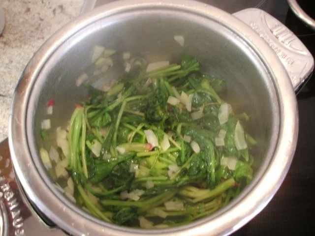 Soßen: Nudelsoße aus Radieschenblättern - Rezept - Bild Nr. 4