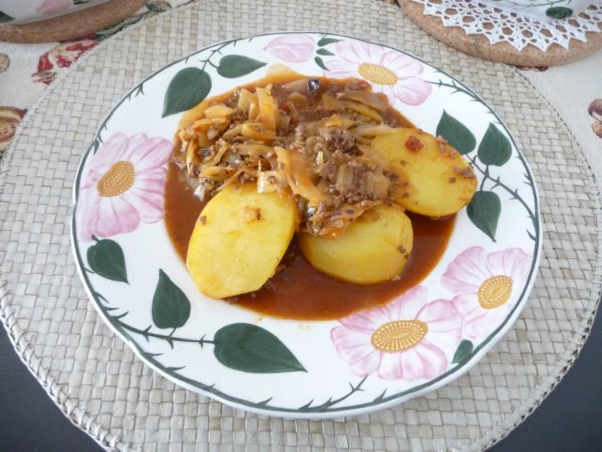 Bilder für Hackfleisch : Weißkohl - Hackpfanne - Rezept