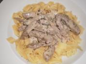 Rinder-Geschnetzteltes in Pfefferrahmsoße - Rezept