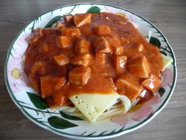 Fixe Küche : Spaghetti mit Tomatensoße - Rezept