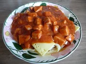 Fixe Küche : Spaghetti mit Tomatensoße - Rezept