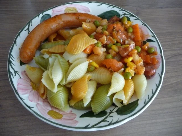 Rezept: Resteverwertung : ...der Tomatensoße Resteverwertung : ...der Tomatensoße - Rezept