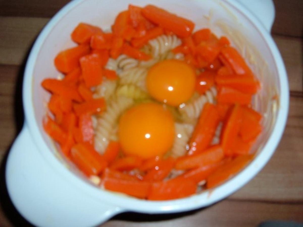 Auflauf : mit Nudeln, Eier, Möhren und Feta - Rezept - Bild Nr. 4