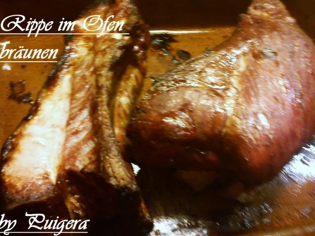 Grünkohl mit geräucherter  Rippe und Bratkartoffeln - Rezept - Bild Nr. 6