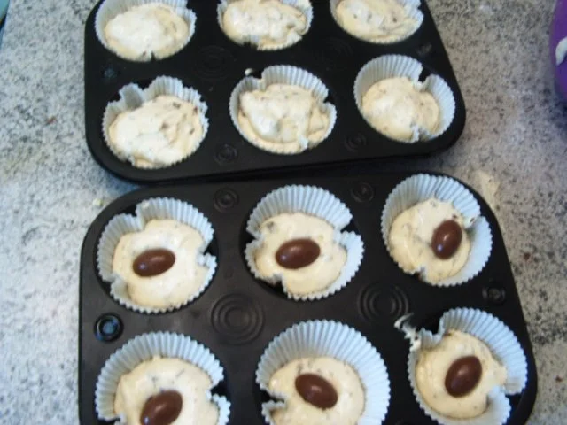 Rezept: Kinder-Oster-Muffins Bild Nr. 5 Kinder-Oster-Muffins - Rezept - Bild Nr. 5