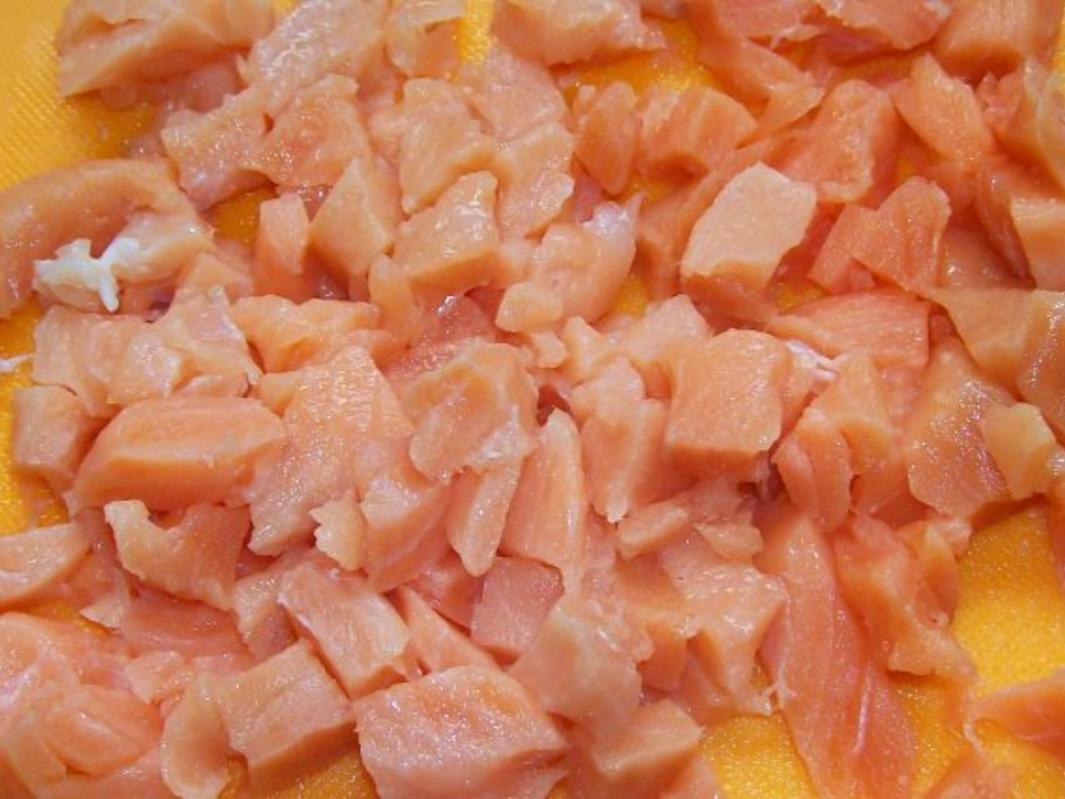 Vorspeise: Blätterteig Lachstörtchen - einfach - 185 kcal/100g
