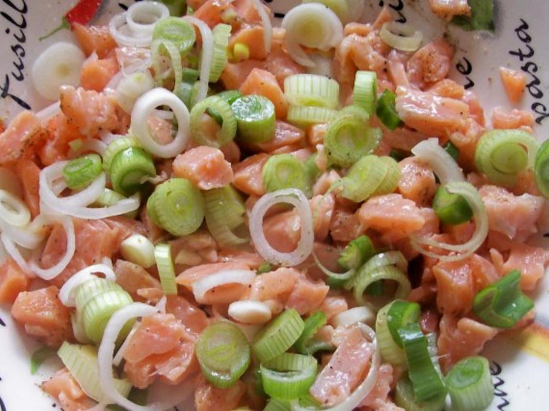 Vorspeise: Blätterteig Lachstörtchen - einfach - 185 kcal/100g