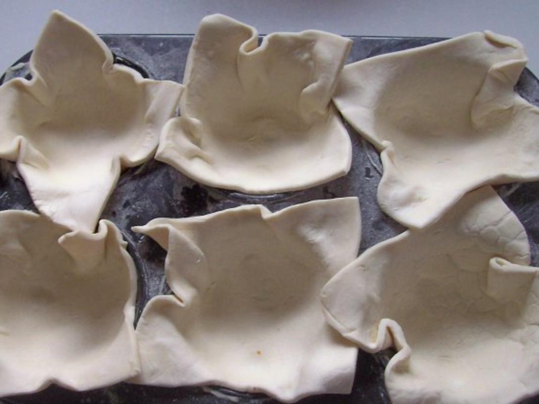 Vorspeise: Blätterteig Lachstörtchen - einfach - 185 kcal/100g