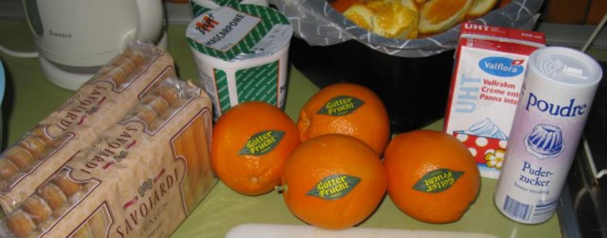 Orangen - Tiramisu - Rezept