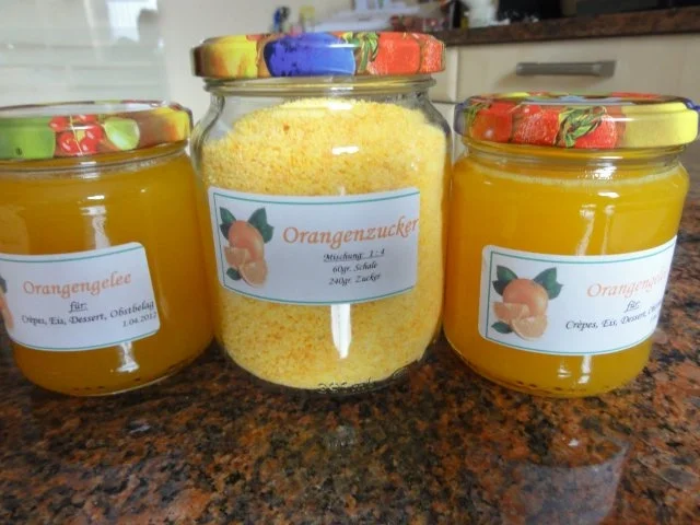 Diverses:   ORANGENZUCKER auf Vorrat - Rezept - Bild Nr. 2