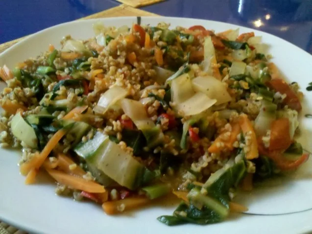 Rezept: Vegetarisch: Oriental Wonder-Pfanne Vegetarisch: Oriental Wonder-Pfanne - Rezept