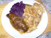 Rouladen mit Mettwürstchen - Rezept
