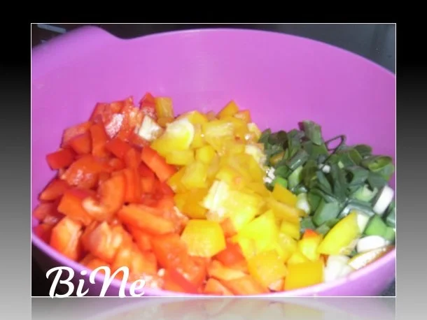 Rezept: BiNe` S PAPRIKA - BOLOGNESE - AUFLAUF Bild Nr. 4 BiNe` S PAPRIKA - BOLOGNESE - AUFLAUF - Rezept - Bild Nr. 4