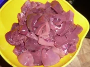 Nierchen mit Champignons - Beilage Reis - Rezept