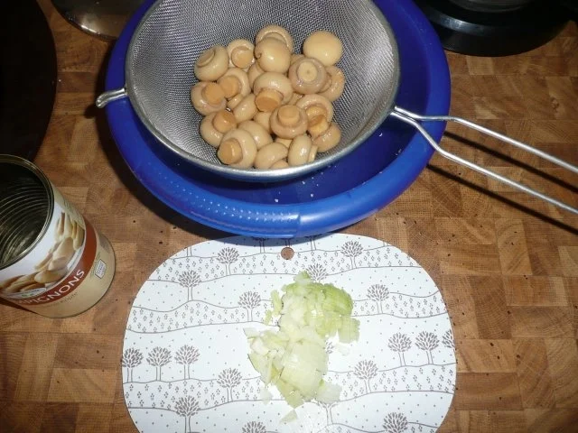 Nierchen mit Champignons - Beilage Reis - Rezept - Bild Nr. 2