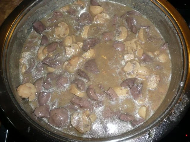 Nierchen mit Champignons - Beilage Reis - Rezept - Bild Nr. 5