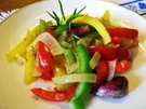 geschmortes Paprikagemüse - - Rezept