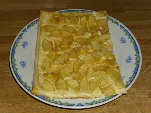 Blätterteig-Apfelflammkuchen - Rezept - Bild Nr. 2