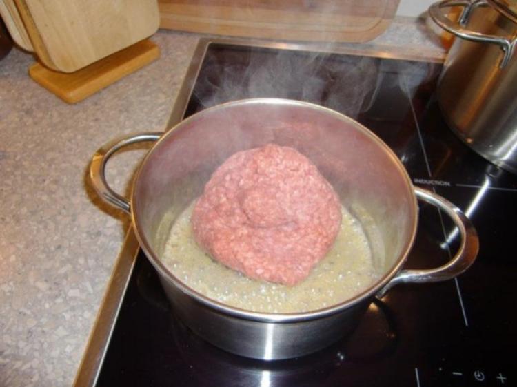 Weißkohlsuppe mit Hackfleisch - Rezept