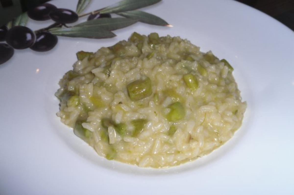 Bilder für Spargelrisotto leckeres Risotto ohne Alkohol mit gründem Spargel - Rezept