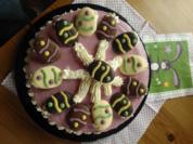 Waldbeer-Kaesetorte gekuehlt (passt auch zu Ostern) - Rezept