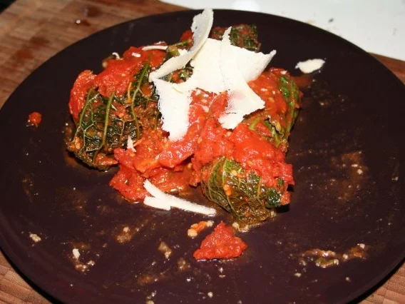 Rezept: Wirsing-Wickerl vegetarisch Wirsing-Wickerl vegetarisch - Rezept