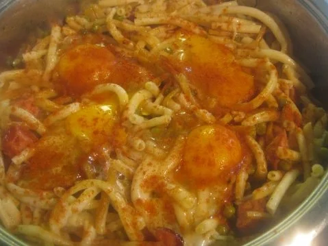 Scharfe Eiernudeln - Rezept - Bild Nr. 2