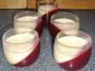 Panna cotta mit Himbeergelee - Rezept