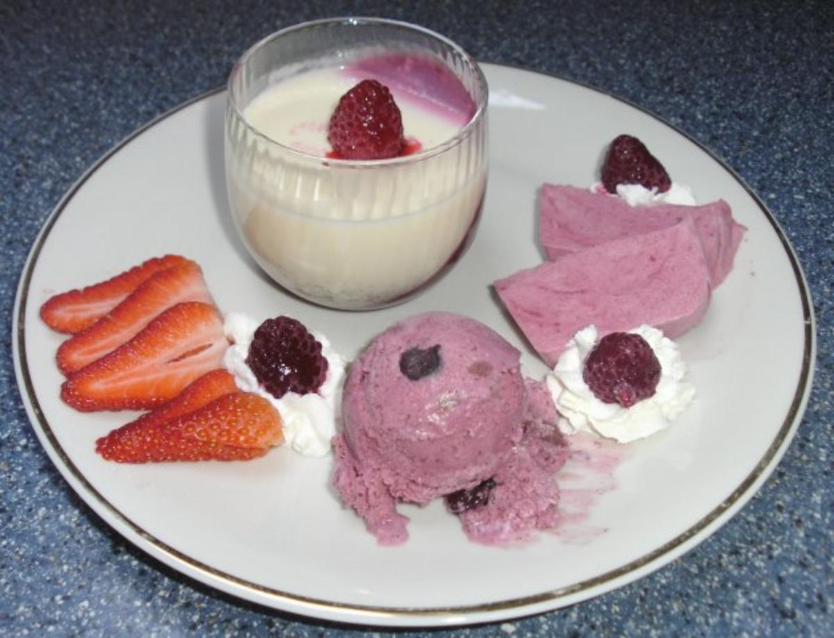 Himbeer-Dessert-Variation - Rezept