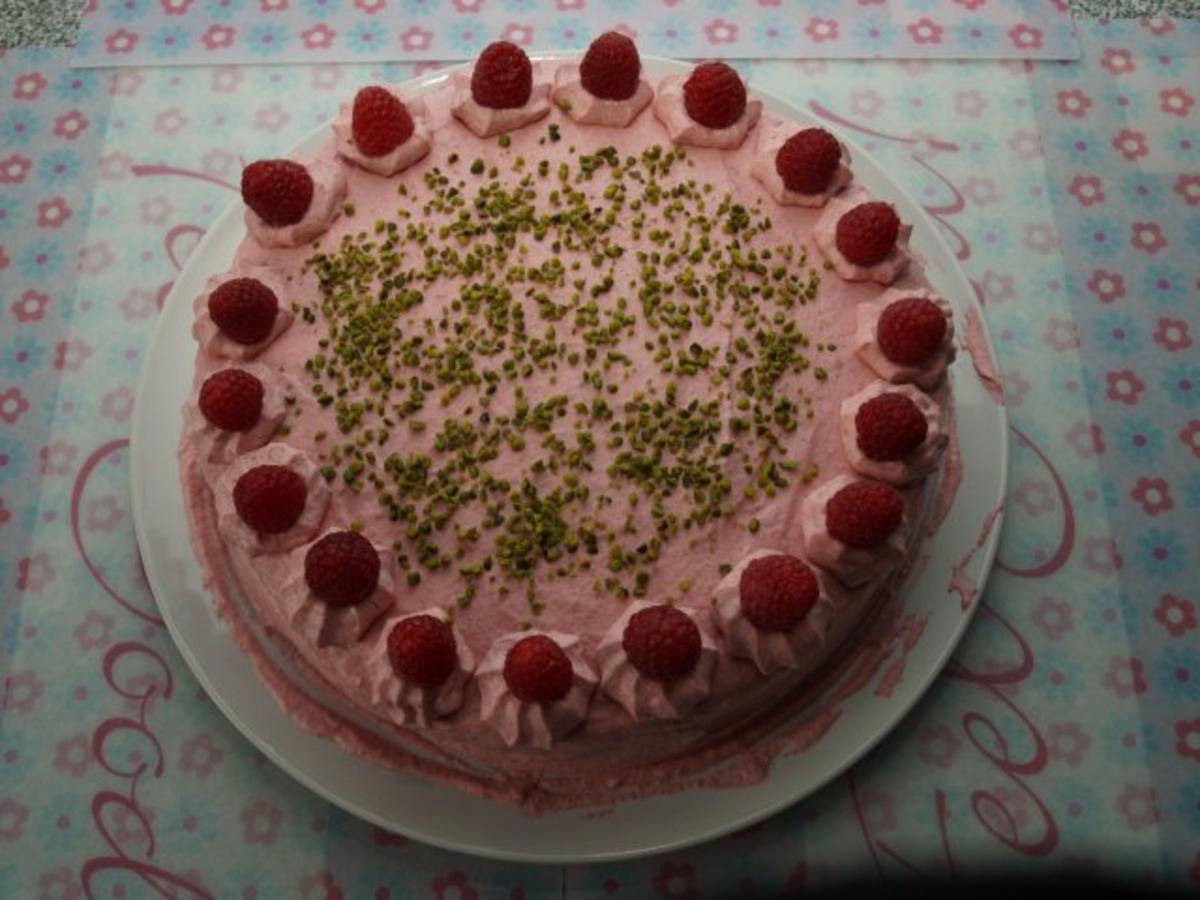 Himbeer- Sahne- Torte - Rezept